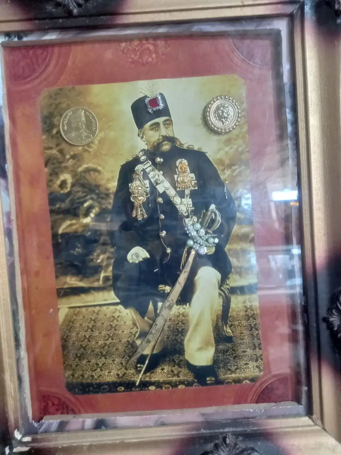 عکس قدیمی|کلکسیون اشیاء عتیقه|ماهدشت, |دیوار