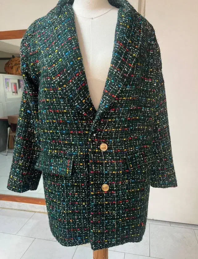 پالتو زنانه رنگ سبز زمردی|لباس|تهران, زعفرانیه|دیوار