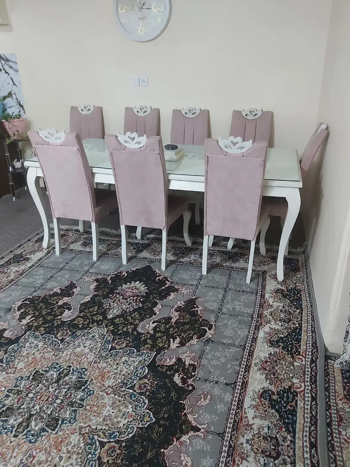 میز نهارخوری ۸نفره با۳تامیزعسلی|میز و صندلی غذاخوری|تهران, افسریه شمالی|دیوار