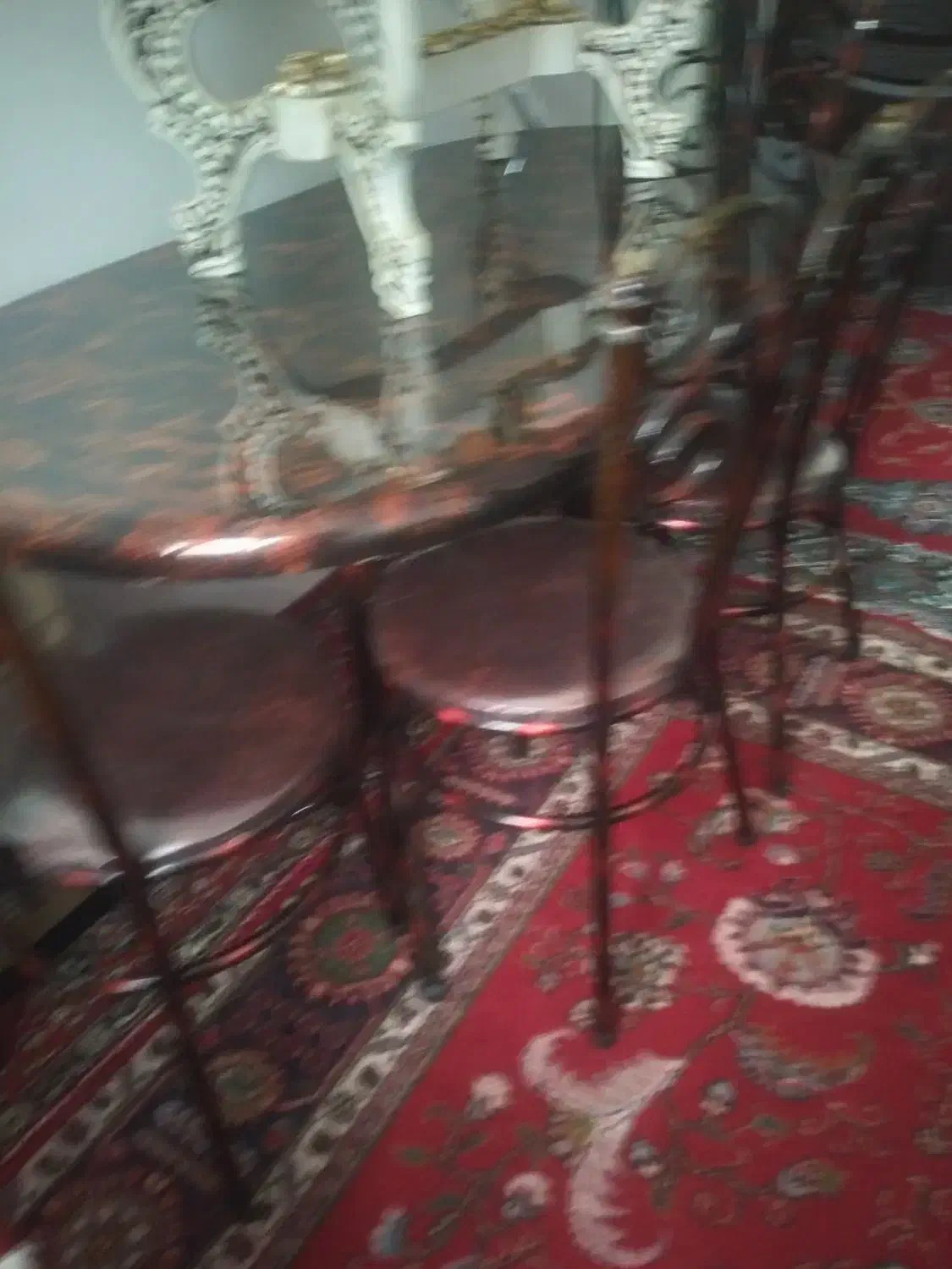 سرویس نهارخوری کارکرده ۶نفره|میز و صندلی غذاخوری|ماکو, |دیوار