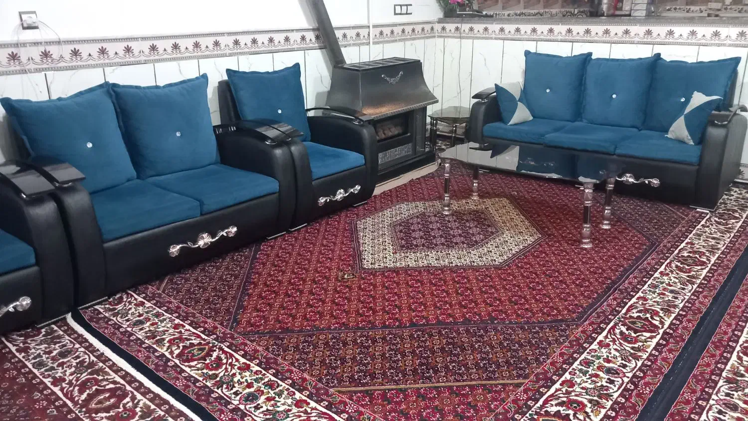 مبل سالم ۷ نفره|مبلمان خانگی و میز عسلی|کبودرآهنگ, |دیوار