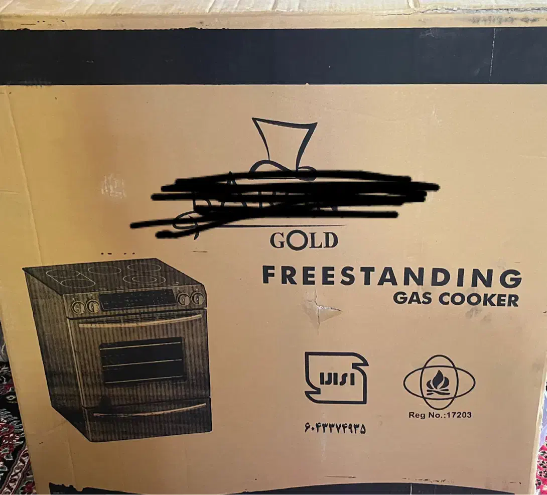 گاز پنج شعله طرح فر|اجاق گاز و لوازم برقی پخت‌وپز|شوشتر, |دیوار