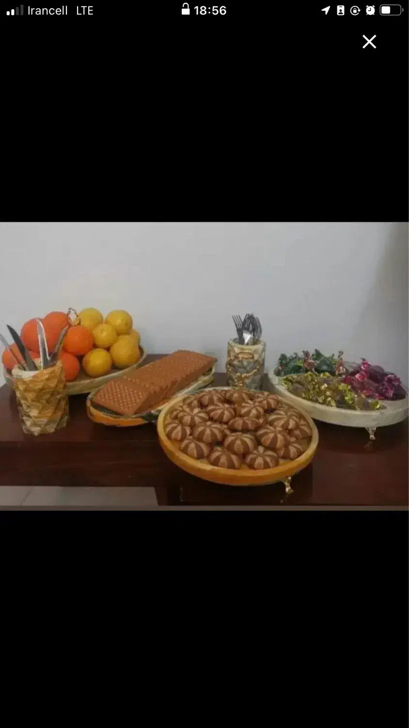 سرویس پذیرایی رزینی و سنگ مصنوعی|ظروف سرو و پذیرایی|گنبد کاووس, |دیوار