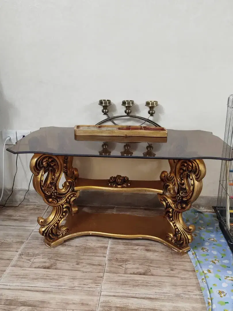 میز و مبل ۷ نفره سلطنتی|مبلمان خانگی و میز عسلی|باقرشهر, |دیوار