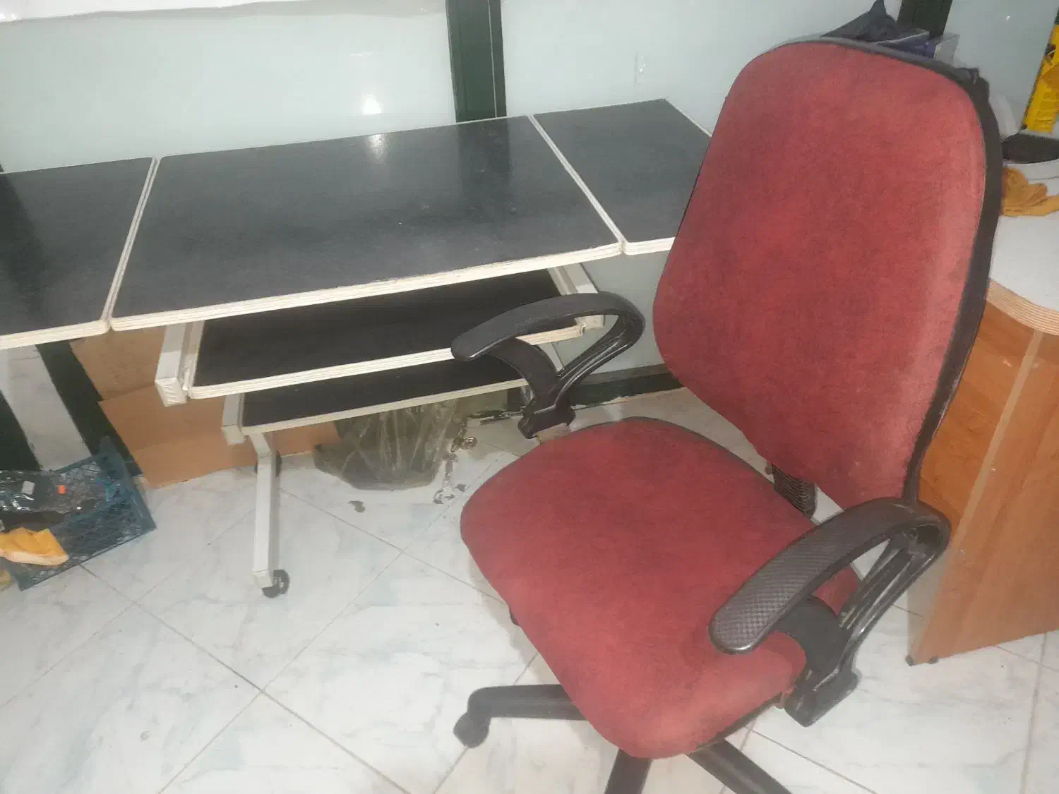 میزوصندلی کامپیوتر وتحریر|مبلمان اداری|هشتگرد, مدرس|دیوار