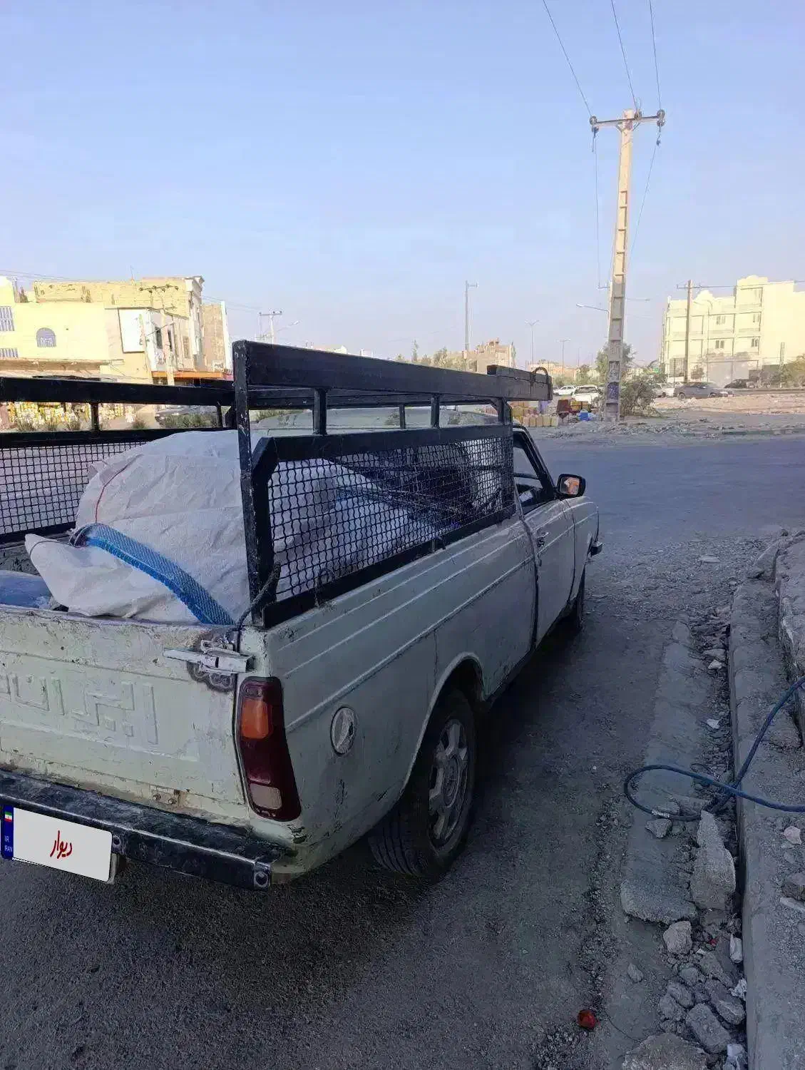 پیکان وانت معاوضه با زمین سرزه|خودرو سواری و وانت|ایرانشهر, |دیوار