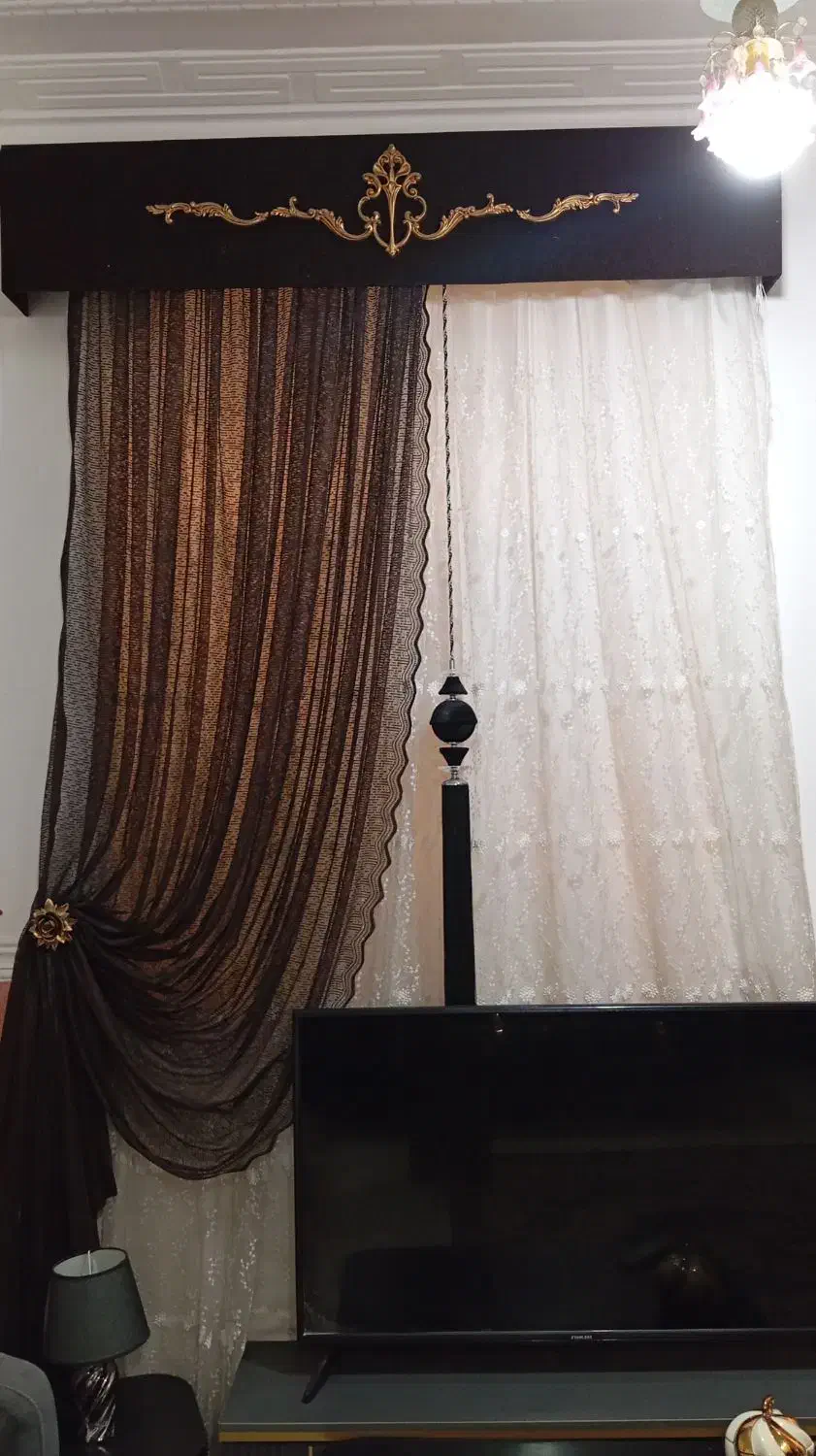 فروش پرده و پشت دری همراه با کتیبه|پرده، رانر، رومیزی|میناب, |دیوار