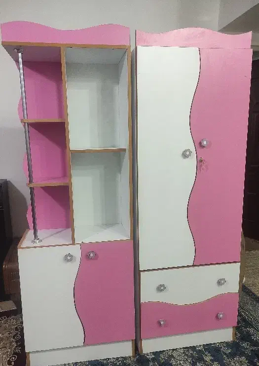 کمد و تختخواب جوان|تخت و سرویس خواب|شیراز, دلجو|دیوار