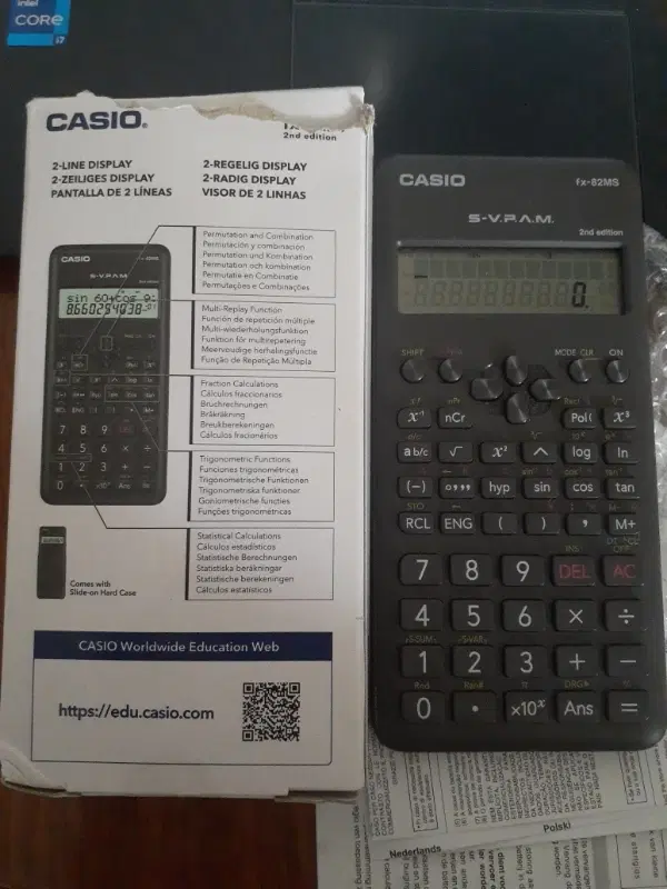 ماشبن حساب مهندسی Casio fx-82|لوازم التحریر|تهران, شهرک غرب|دیوار