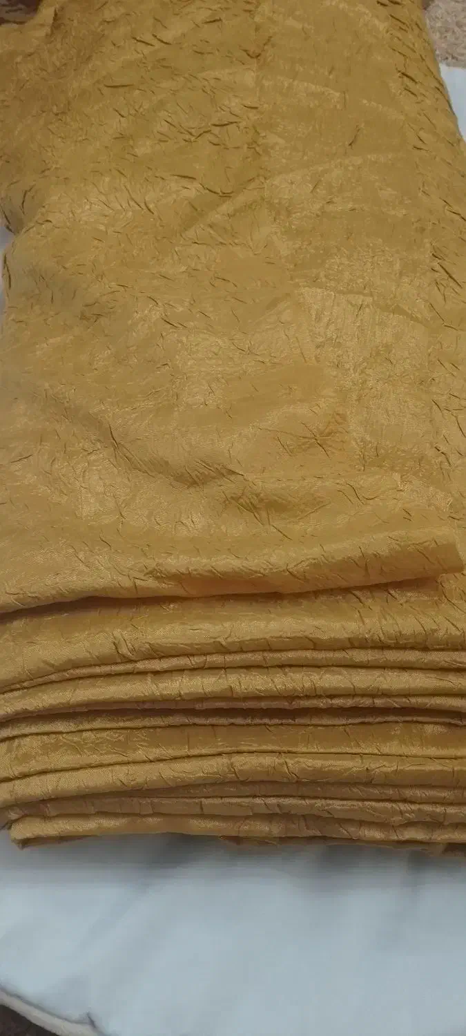 پارچه پرده ای جنس چروک|پرده، رانر، رومیزی|رشت, حسین آباد|دیوار