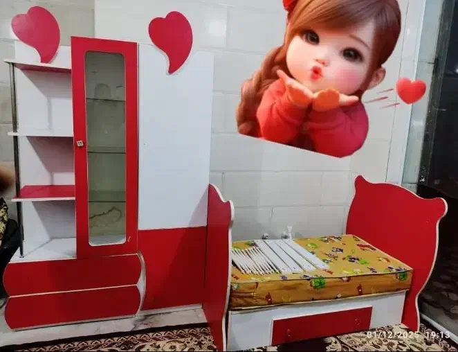 سرویس اتاق خواب کودک|تخت و سرویس خواب|اهواز, پردیس دو|دیوار