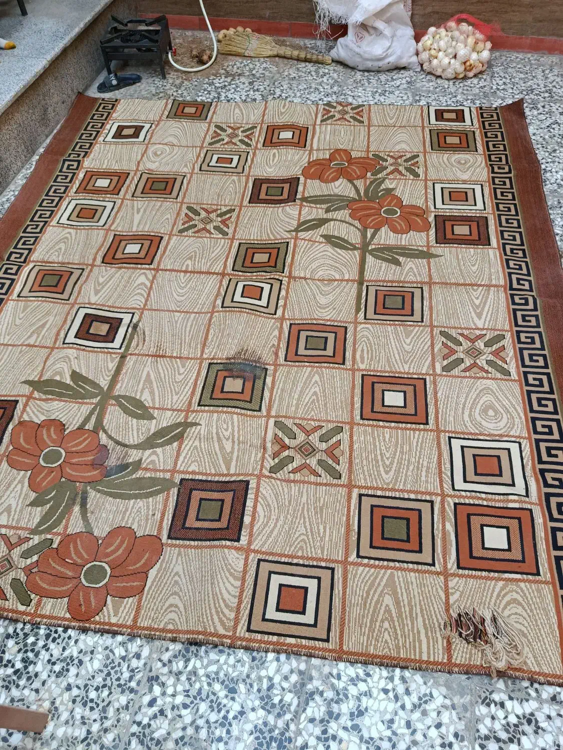 گلیم ‌‌فرش|گلیم، جاجیم، گبه|نجف‌آباد, یزدانشهر|دیوار