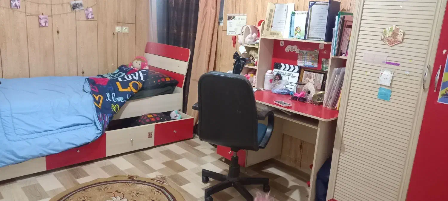 سرویس خواب دونفره جوان آپادانا|تخت و سرویس خواب|زنجان, |دیوار