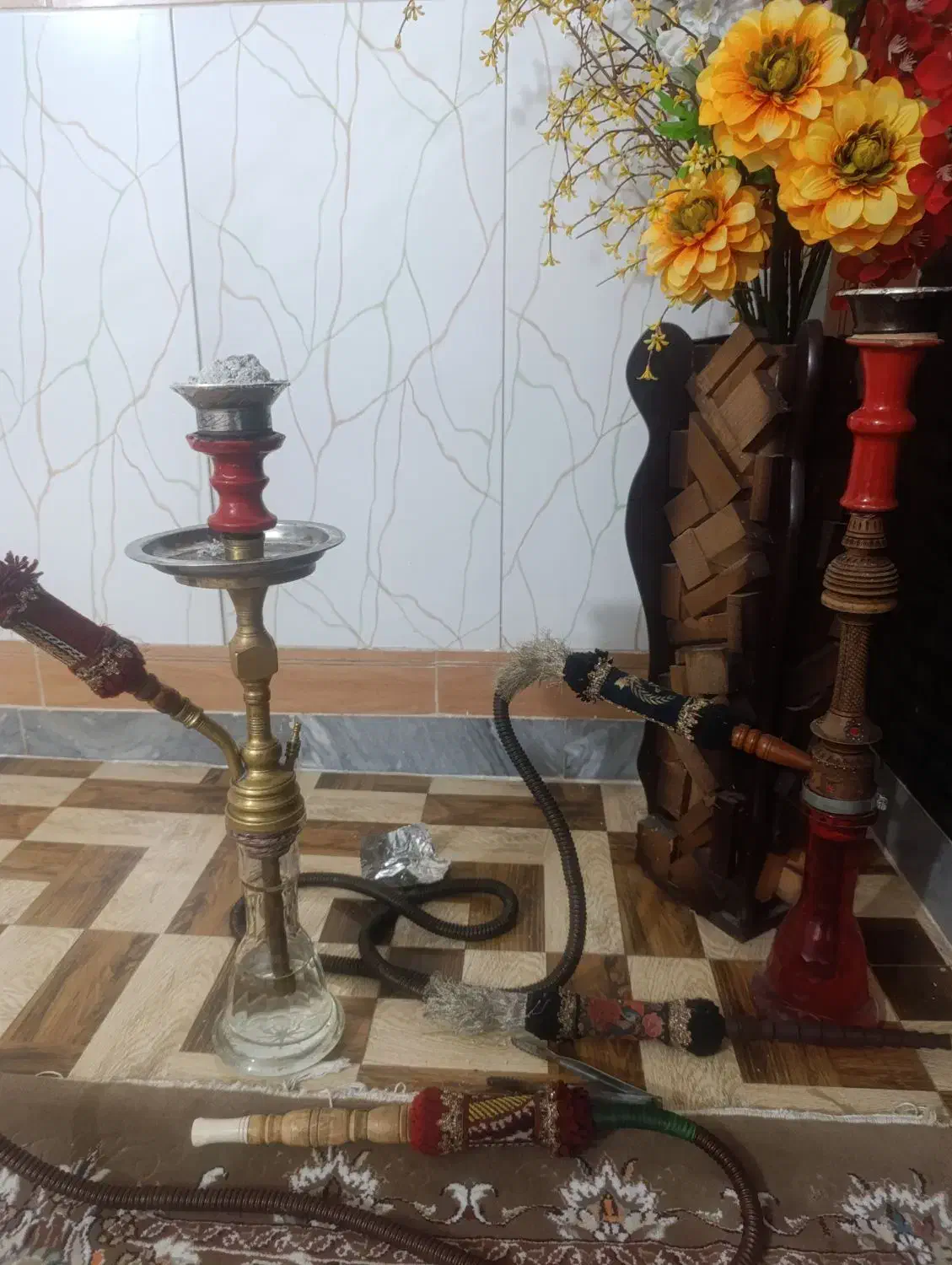 قلیان حاج اوغلی|صنایع دستی و سایر لوازم تزئینی|قرچک, زیبا شهر|دیوار