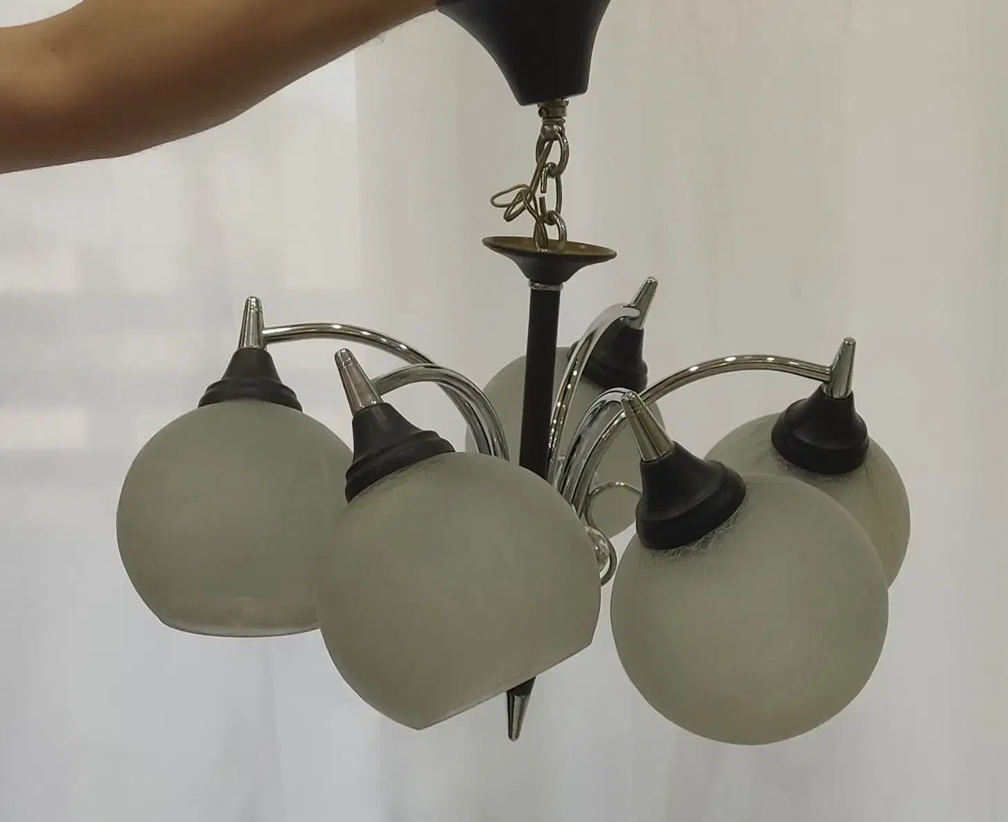 لوستر ۵ شاخه ای تمیز زیر قیمت|لوستر و چراغ آویز|اهواز, پادادشهر|دیوار