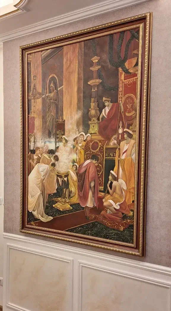 ادای احترام به امپراتور اثر الساندرو پیگنا|تابلو، نقاشی، عکس|اردبیل, |دیوار