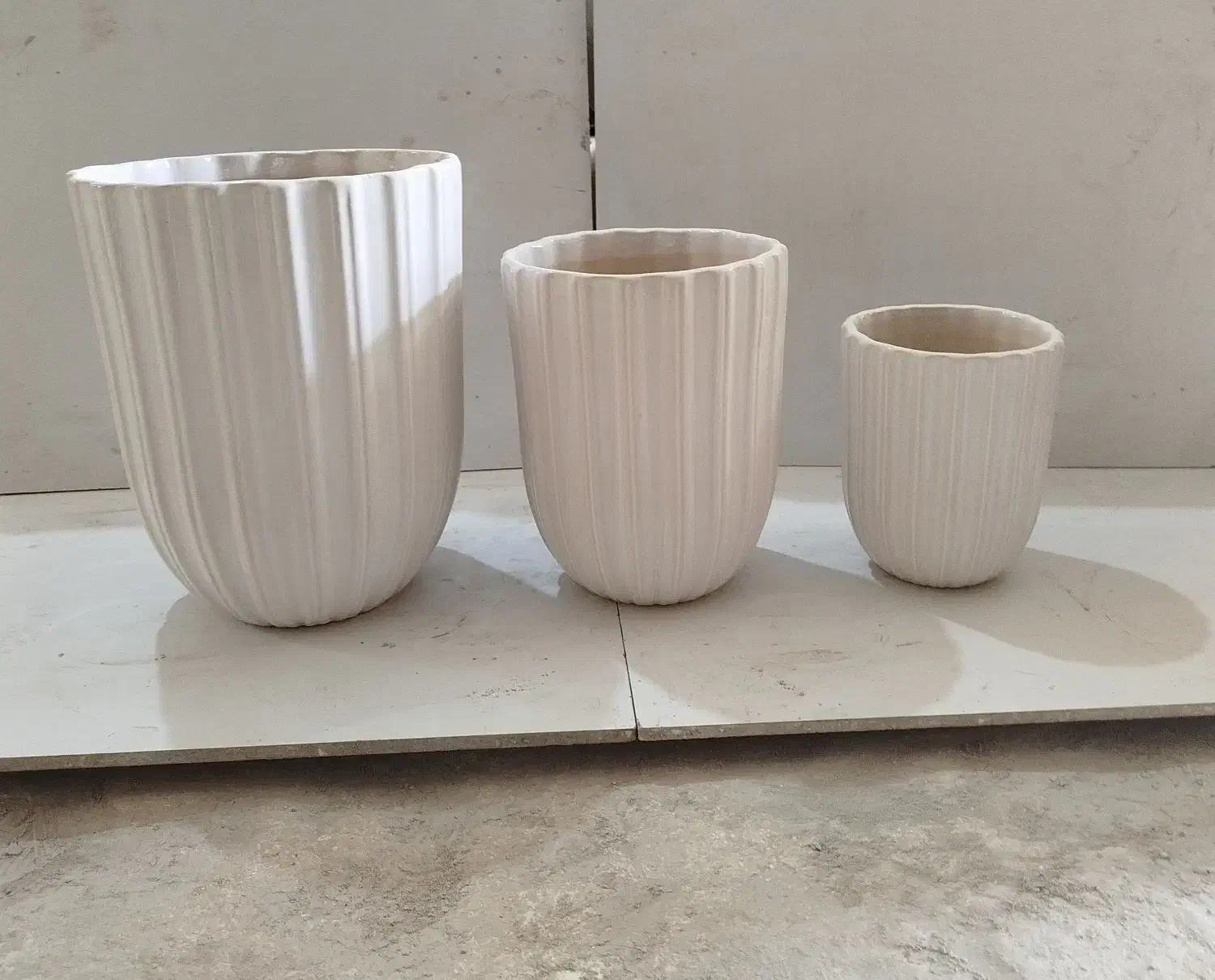 گلدان سرامیکی|گل و گیاه طبیعی|لالجین, |دیوار