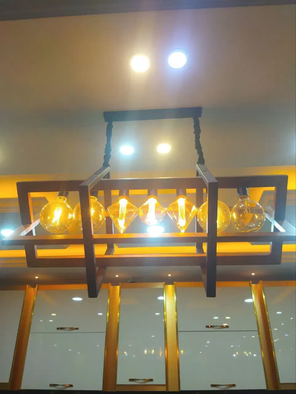 لوستر چوبی|لوستر و چراغ آویز|ورامین, ورامین|دیوار