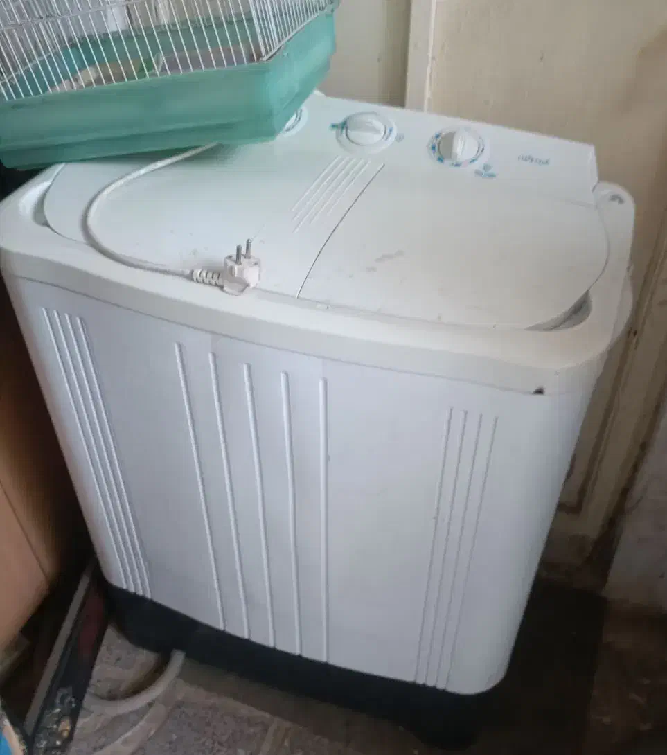 لباسشویی دوقلو|ماشین لباسشویی و خشک‌کن لباس|دلیجان, |دیوار