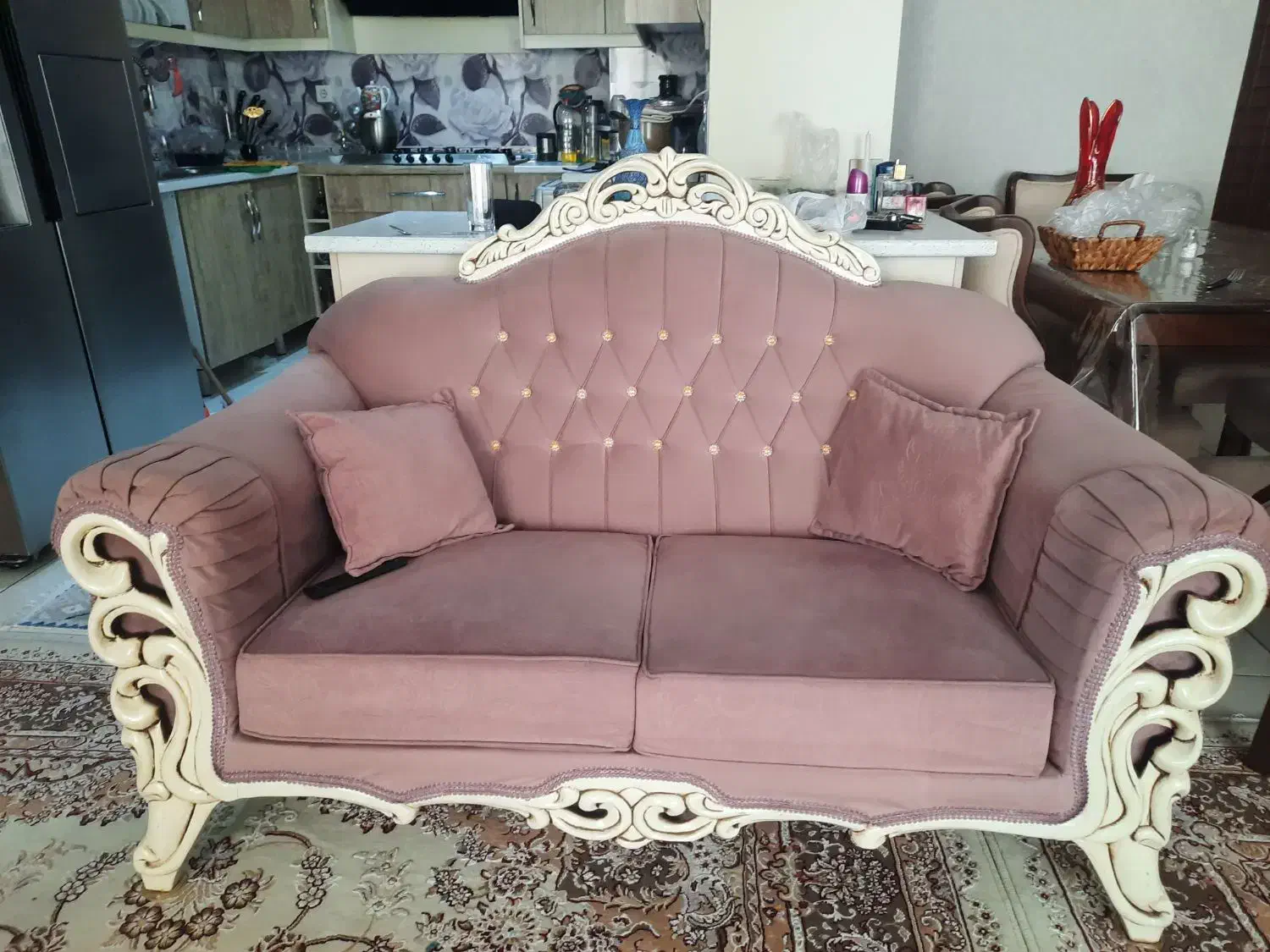 مبل استیل کاملا سالم|مبلمان خانگی و میز عسلی|گرمدره, |دیوار