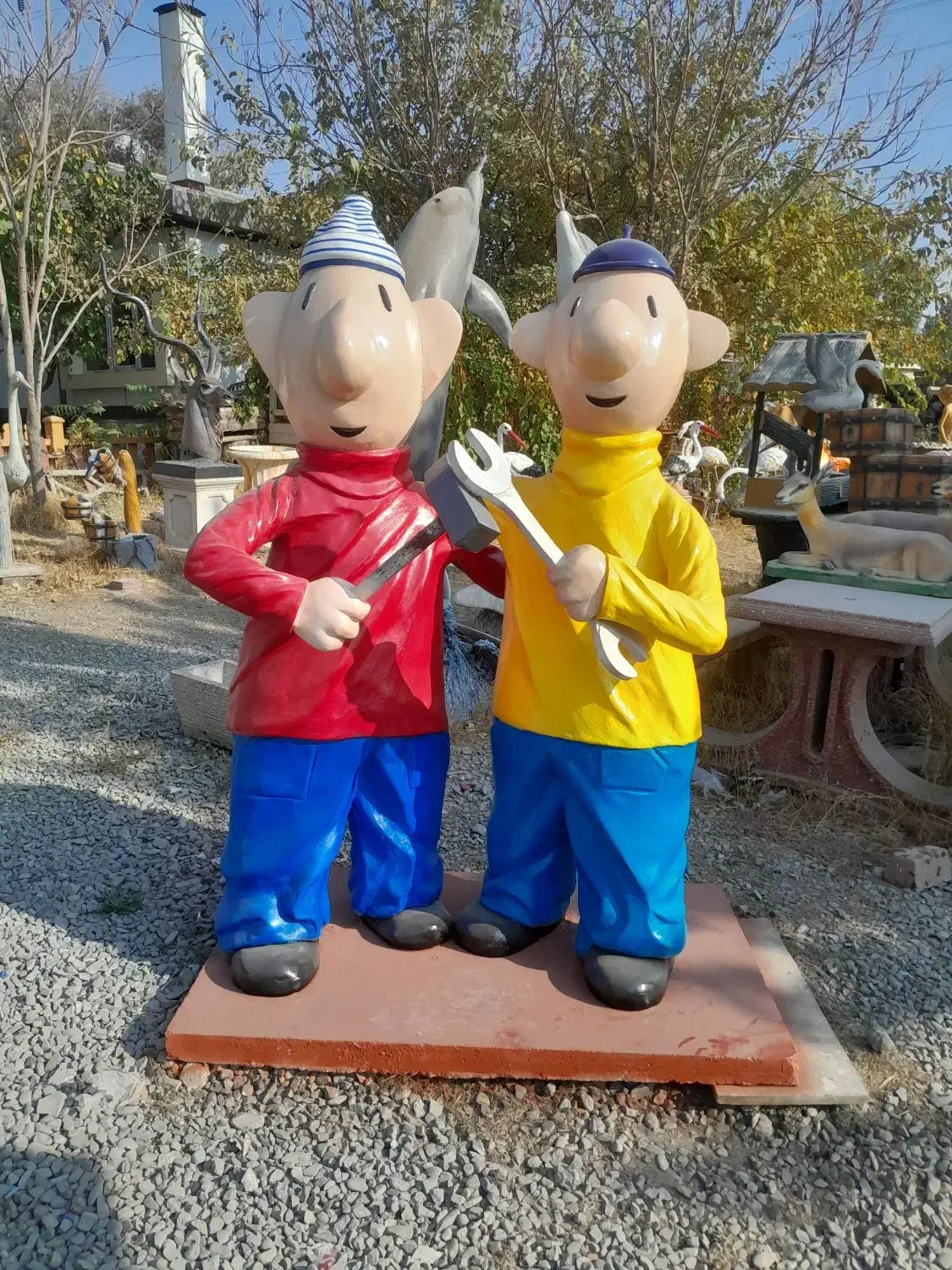 مجسمه شخصیت کارتنی|مجسمه، تندیس، ماکت|کرج, شهرک احمدیه|دیوار