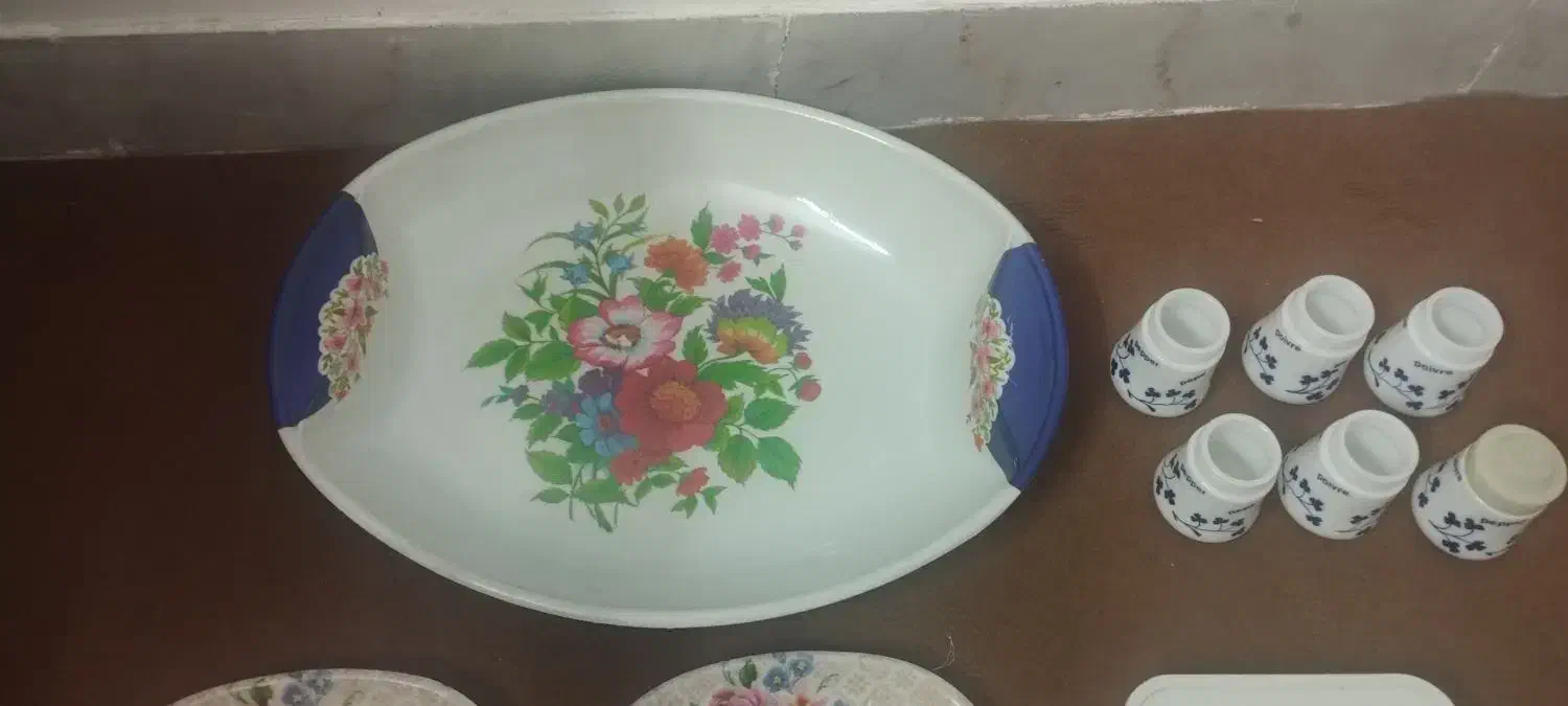 ظروف کسری|کلکسیون اشیاء عتیقه|قم, زنبیل آباد|دیوار