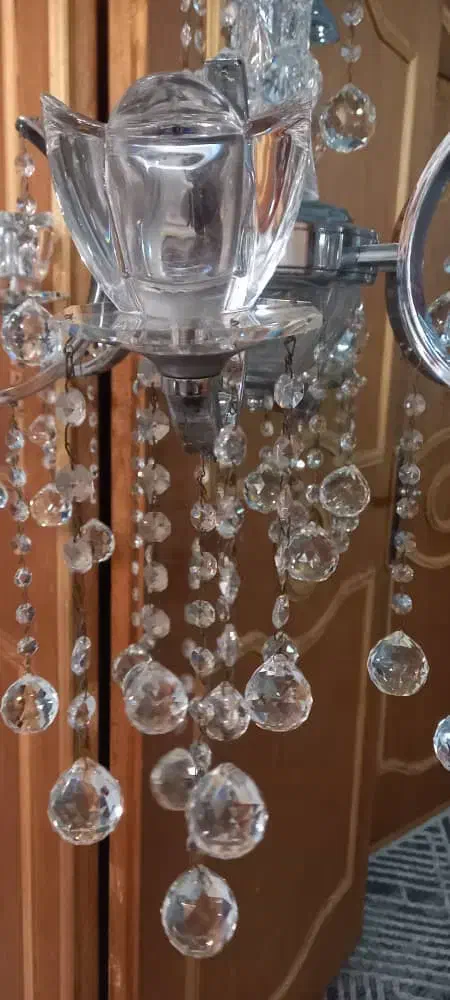 لوستر ۶شاخه برنجی|لوستر و چراغ آویز|قرچک, شهرک طلائیه|دیوار