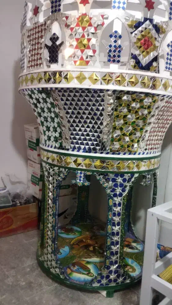 حجله|ریسه و چراغ تزئینی|پاکدشت, خاتون آباد|دیوار