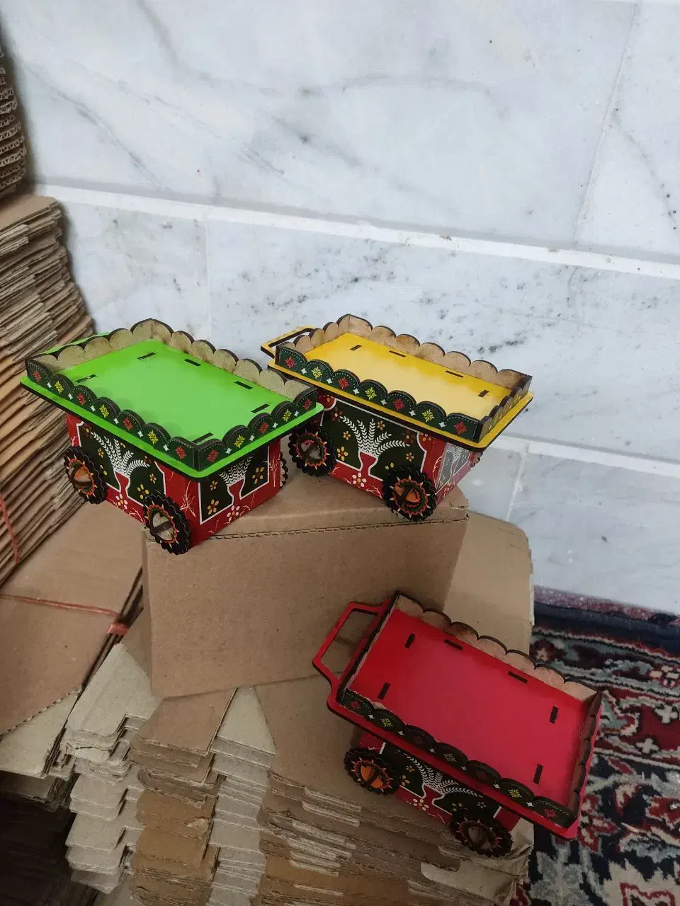 گاری های یلدایی خام +همراه با میوه یلدایی|صنایع دستی و سایر لوازم تزئینی|کاشان, فاز ۲ ناجی آباد|دیوار