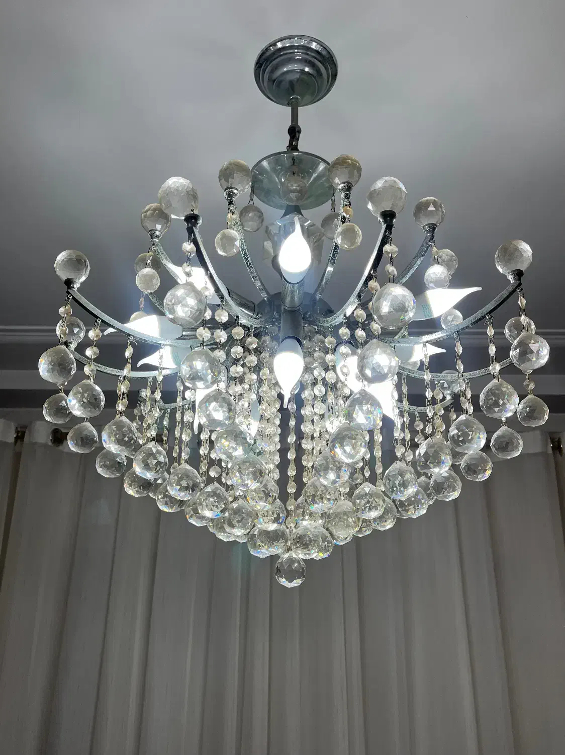 لوستر|لوستر و چراغ آویز|لاهیجان, شیشه گران|دیوار