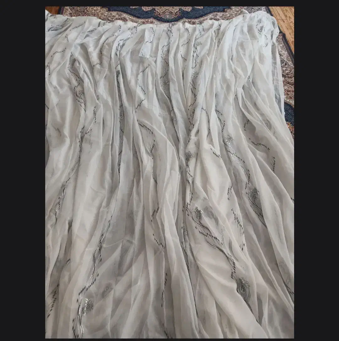 دو عدد پرده یکی پلیسه دار یکی ریش دار|پرده، رانر، رومیزی|ماکو, |دیوار