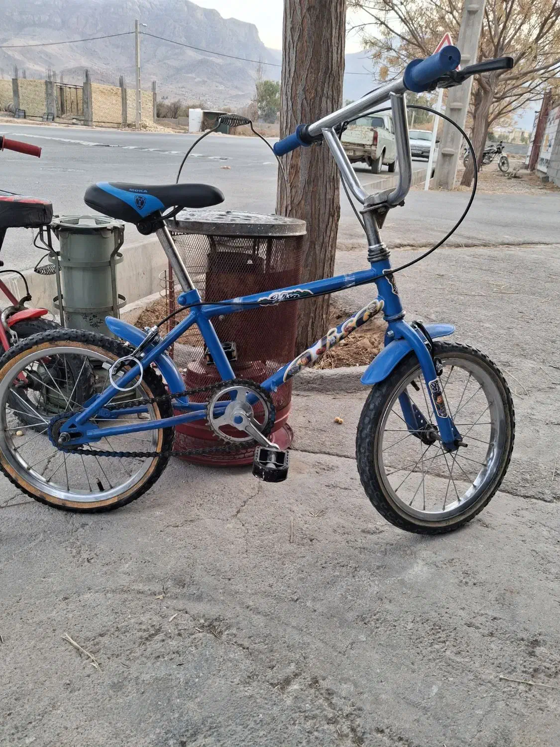 دوچرخه|دوچرخه، اسکیت، اسکوتر|نی‌ریز, |دیوار