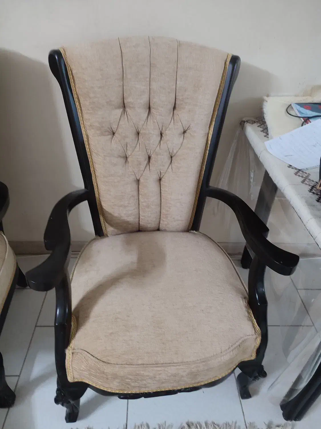 مبل استیل پارچه و چوب|مبلمان خانگی و میز عسلی|شیراز, پادگان بعثت|دیوار