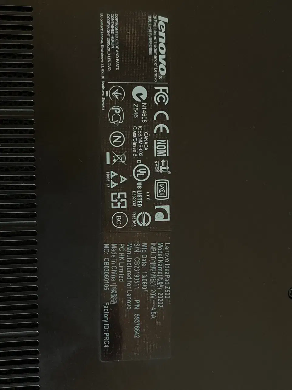 LenovoZ500 لپتاپ لنوو|رایانه همراه|کرج, برغان|دیوار