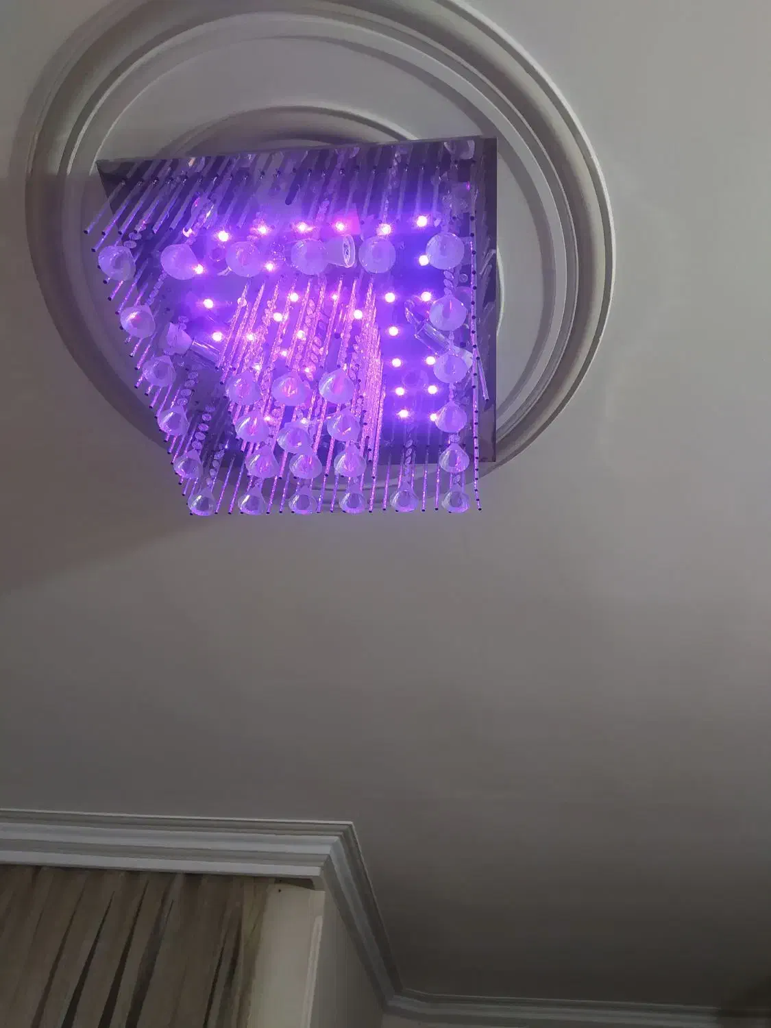 لوستر سقفی مربع ۲عدد|لوستر و چراغ آویز|تهران, کوی بیمه|دیوار