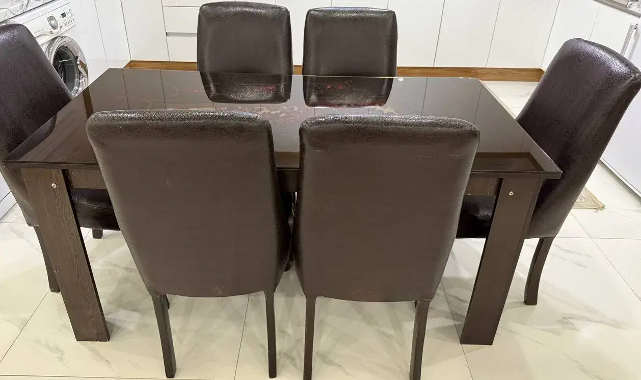 میز ناهار خوری|میز و صندلی غذاخوری|گلپایگان, |دیوار