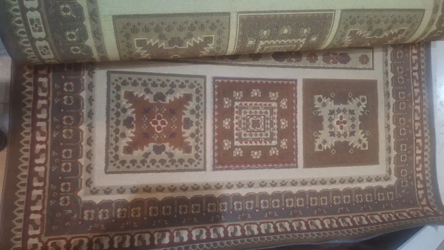 فرش طرح گلیم 4 متری|فرش|تهران, فردوس|دیوار