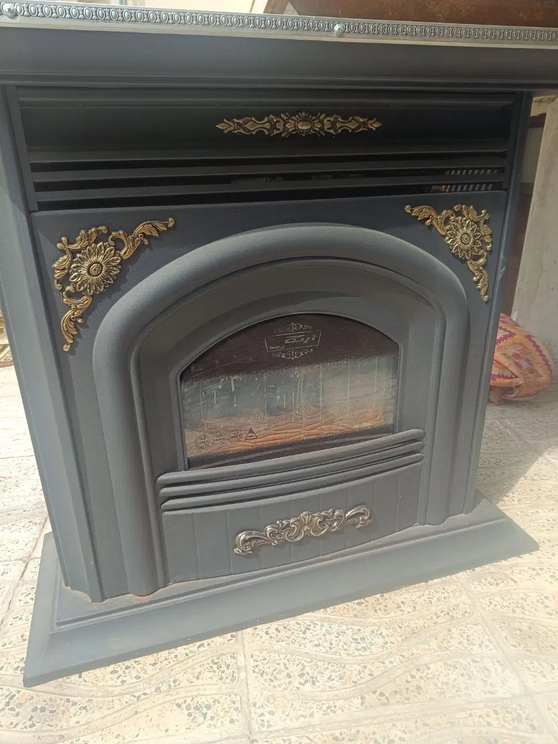 بخاری شومینه ارج|بخاری، هیتر، شومینه|زنجان, |دیوار