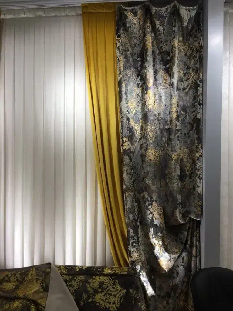 خیاطی پرده دکور زیر پانچ ...|پرده، رانر، رومیزی|تبریز, |دیوار