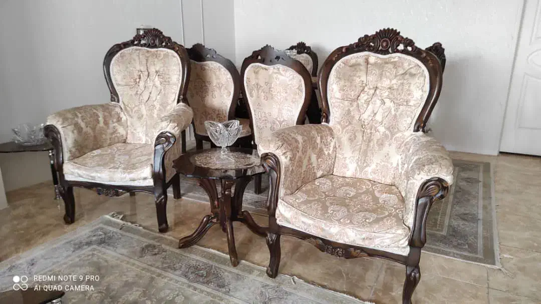 مبل کلاسیک استیل همراه غذاخوری|مبلمان خانگی و میز عسلی|قزوین, |دیوار