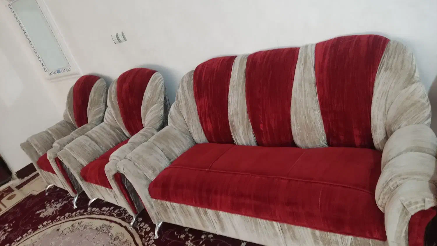 مبل راحتی 7 نفره|مبلمان خانگی و میز عسلی|عجب شیر, |دیوار