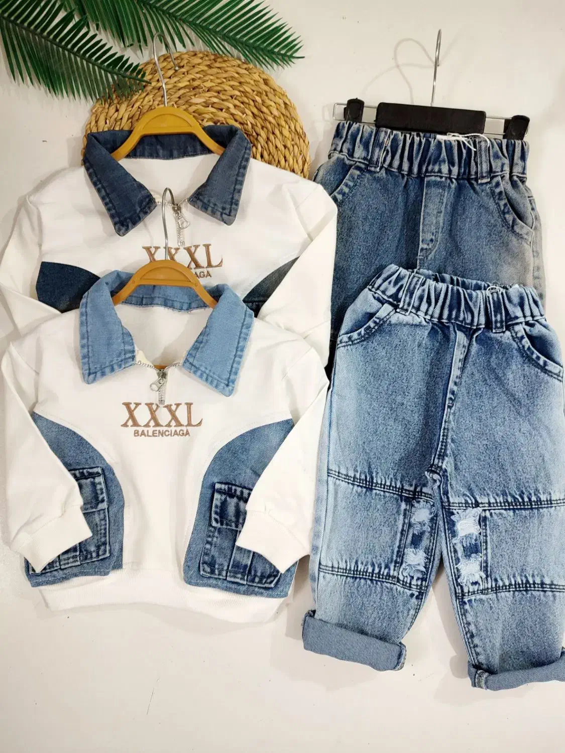 ست جین|کفش و لباس بچه|رشت, کوی فکوری|دیوار