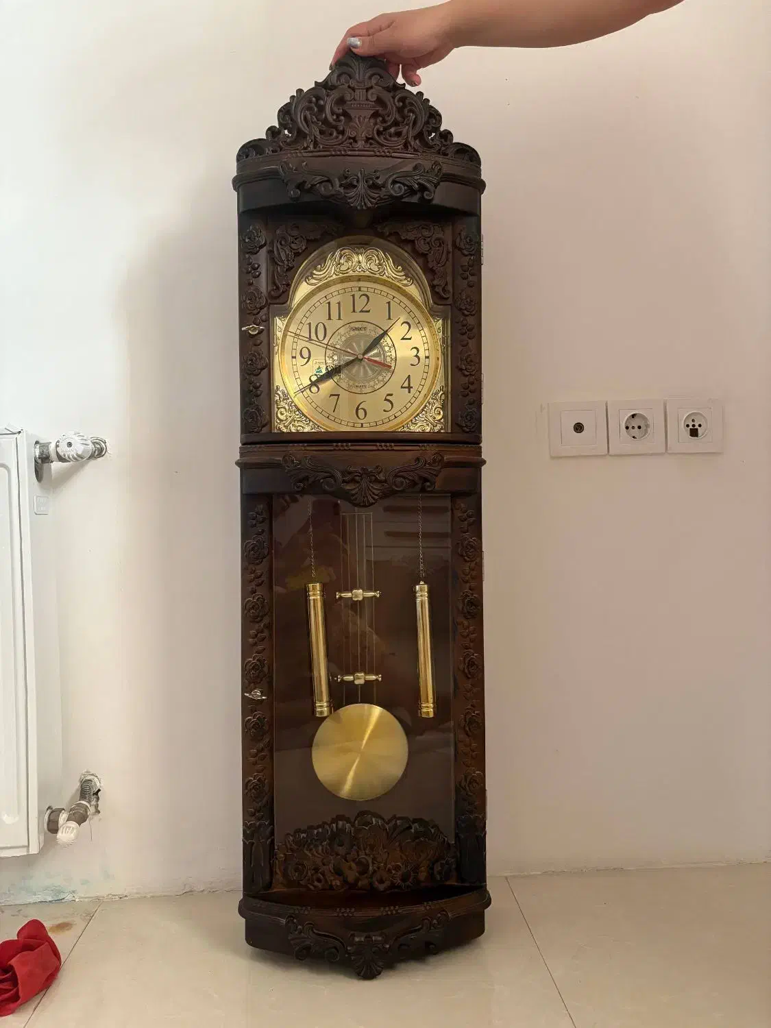 ساعت دیواری قهوه ای|ساعت دیواری و تزئینی|مشهد, امیریه|دیوار