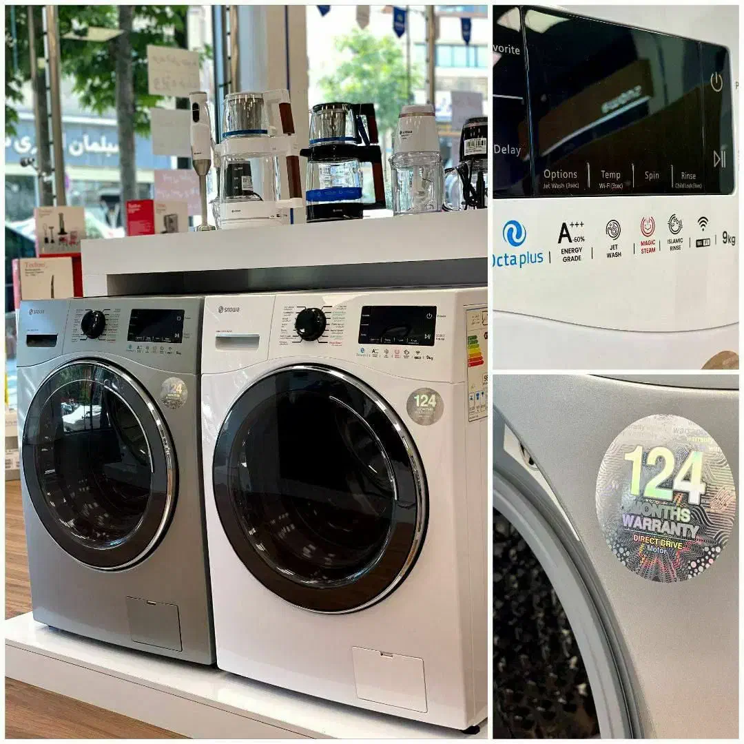 لباسشویی 9کیلویی اسنوا|ماشین لباسشویی و خشککن لباس|جیرفت, |دیوار