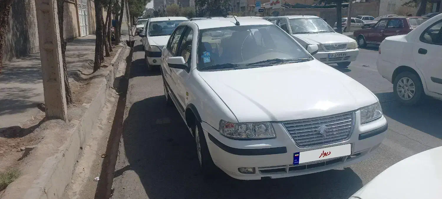 سمند af7 ۹۳ دو گانه سوز سفید|خودرو سواری و وانت|بیرجند, |دیوار