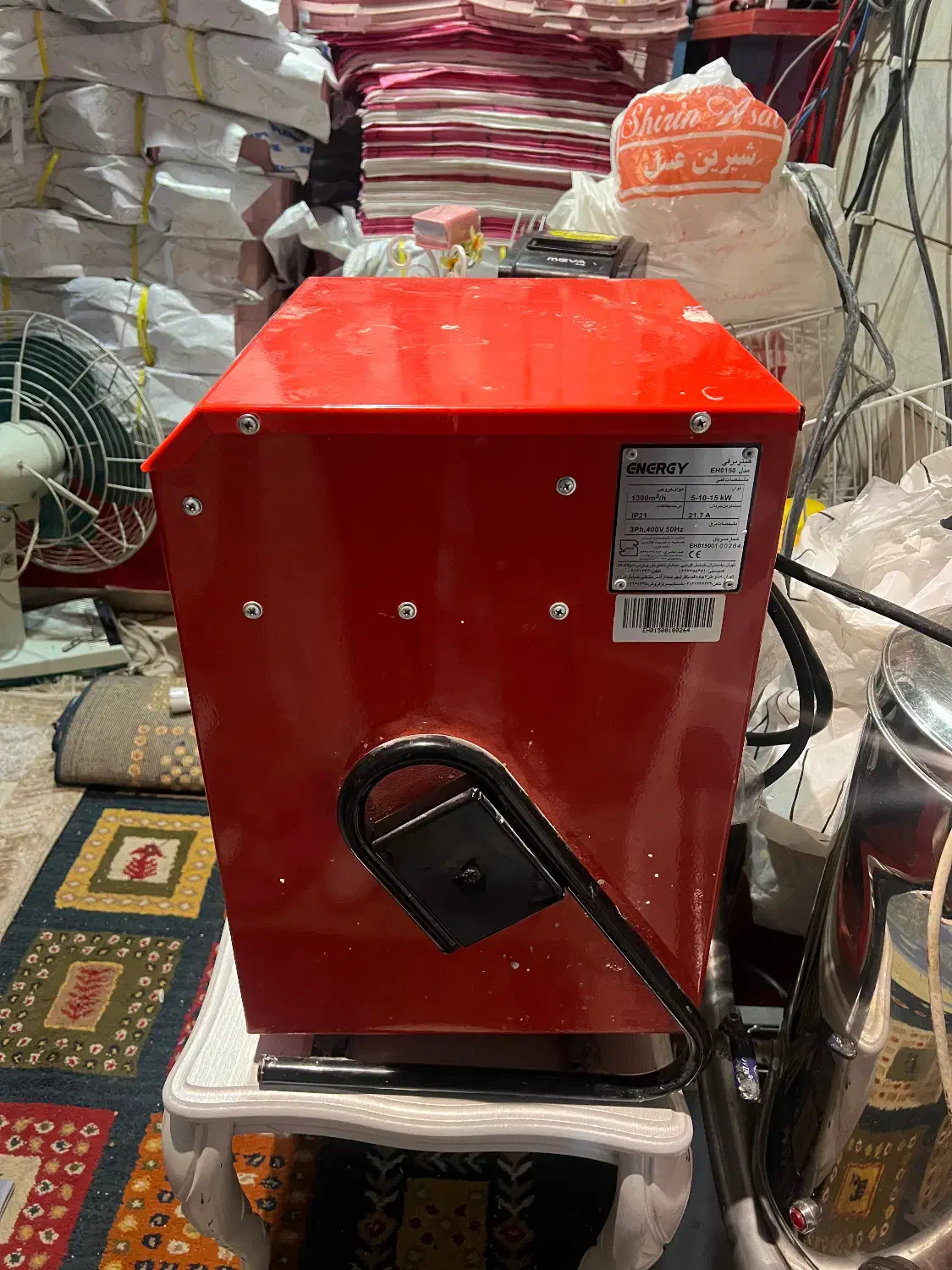 هیتر برقی فن دار سه فاز EH0150|بخاری، هیتر، شومینه|کرج, عظیمیه|دیوار
