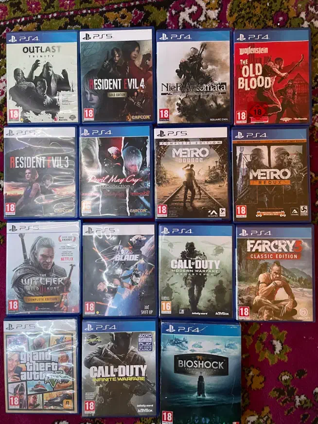 بازی ps4وps5|کنسول، بازی ویدئویی و آنلاین|شیراز, گلکوب|دیوار