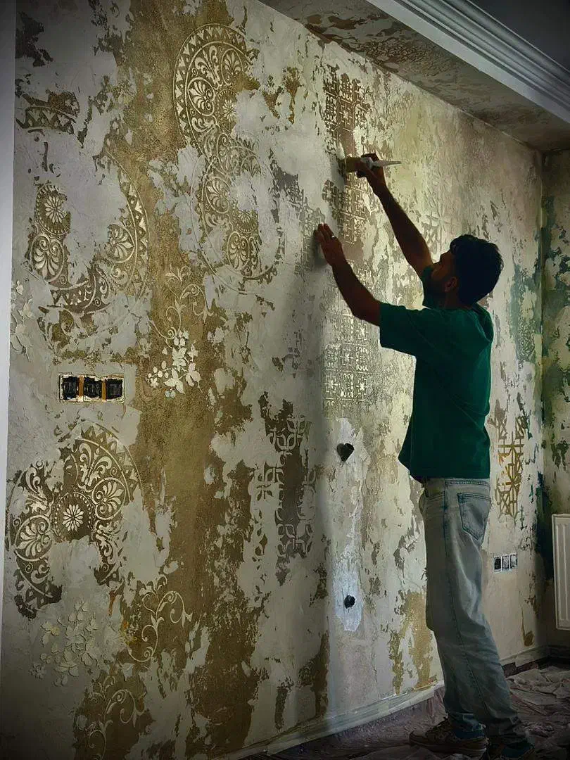 رنگ آمیزی ساختمان ایده|خدمات پیشه و مهارت|کوهیخیل, |دیوار