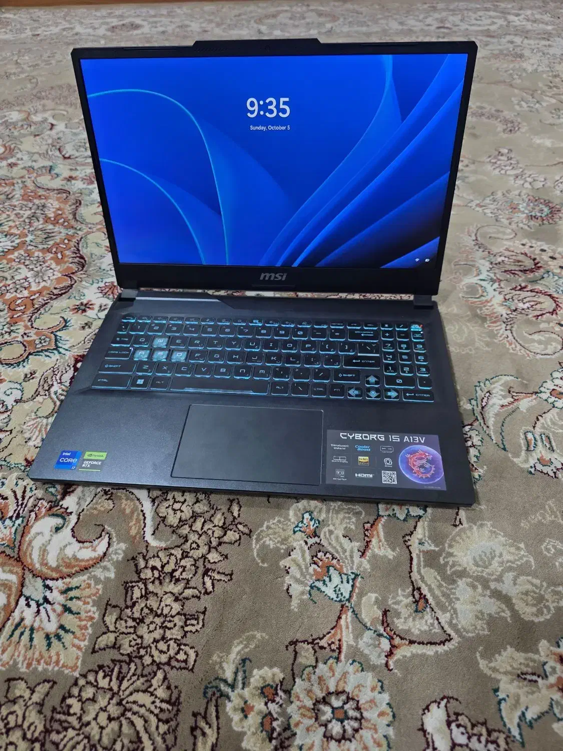 لپتاپ MSI CYBORG 15 A13 VF|رایانه همراه|اهواز, گلستان|دیوار