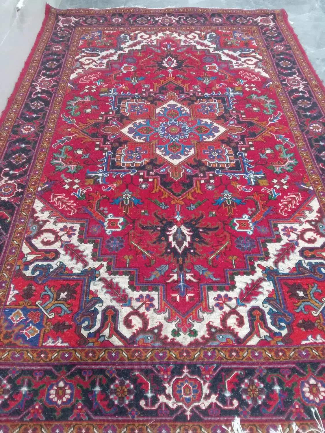 فرش دستبافت ۶متری نو دوجفت|فرش|تبریز, |دیوار